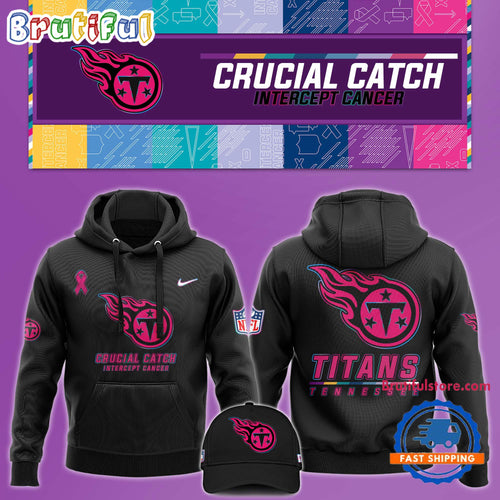 NFL Tennessee Titans Crucial Catch Pink Breast Cancer Awareness New Unisex Hoodie, Sweatshirt, T Shirt