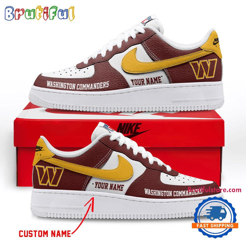 NFL Washington Commanders Limited Edition Personalized Air Force 1 Shoes Sneaker