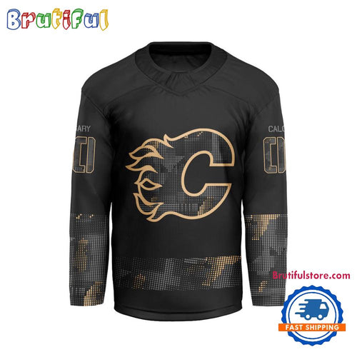 NHL Calgary Flames Military Appreciation Design Hockey Jersey