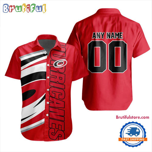 NHL Carolina Hurricanes New Design Hawaiian Shirt, Hockey Team Button Shirt