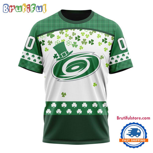 NHL Carolina Hurricanes St. Patrick’s Day For Hockey Fans New Design T Shirt