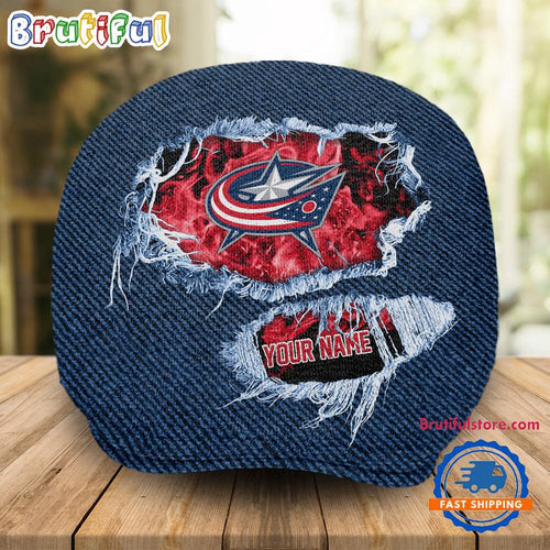 NHL Columbus Blue Jackets Hockey Logo Team Design Jeff Cap