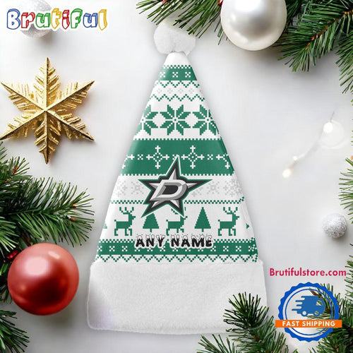 NHL Dallas Stars Hockey Team Christmas Hat, Sport Santa Hats, Christmas Hat Gift