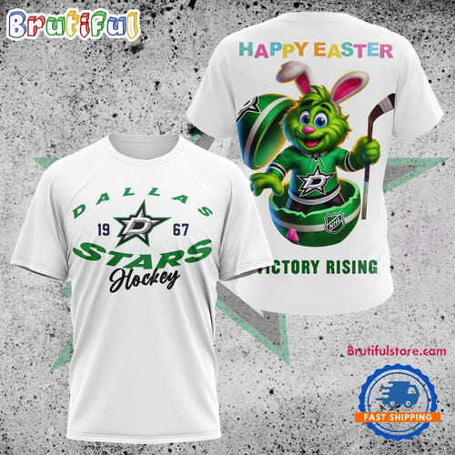 NHL Dallas Stars Hockey Team Mascot Design Happy Easter Day T Shirt