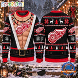 NHL Detroit Red Wings Funny Body Christmas Ugly Sweater