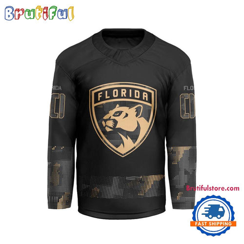 NHL Florida Panthers Military Appreciation Design Hockey Jersey