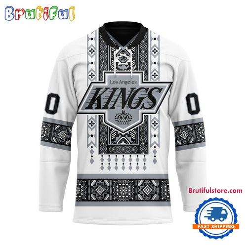 NHL Los Angeles Kings Personalized Native American Hockey Jersey