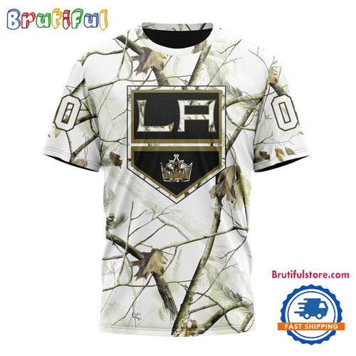 NHL Los Angeles Kings Special White Winter Hunting Camo T Shirt, Hoodie, Sweatshirt