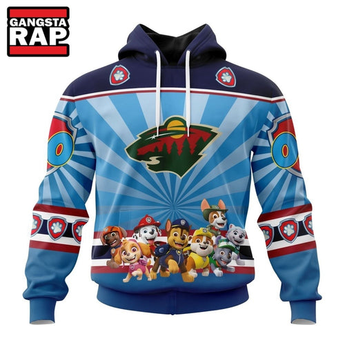 NHL Minnesota Wild Special Paw Patrol Kits Hoodie, T Shirt