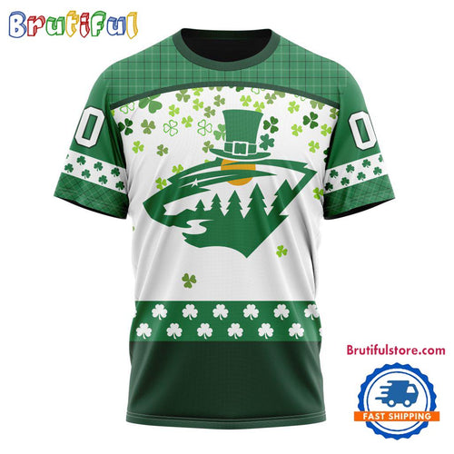 NHL Minnesota Wild St. Patrick’s Day For Hockey Fans New Design T Shirt