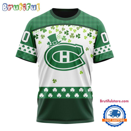 NHL Montreal Canadiens St. Patrick’s Day For Hockey Fans New Design T Shirt