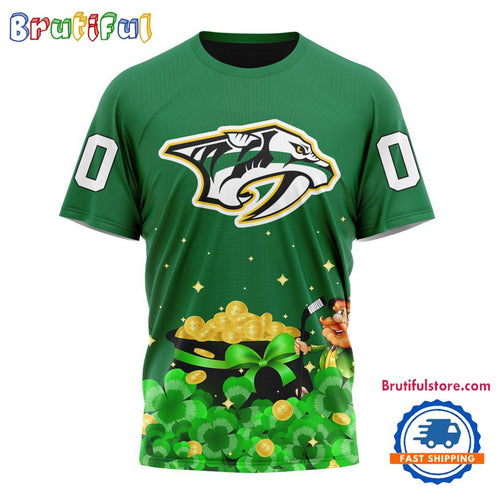 NHL Nashville Predators Special Design St.Patrick’s Day T Shirt, Hoodie, Sweatshirt