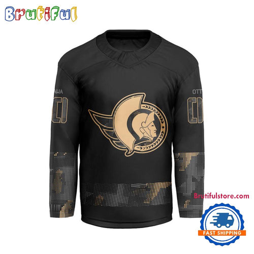 NHL Ottawa Senators Military Appreciation Design Hockey Jersey