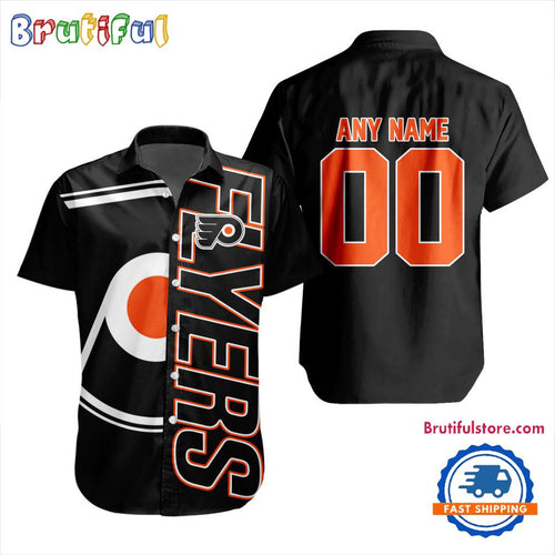 NHL Philadelphia Flyers New Design Hawaiian Shirt, Hockey Team Button Shirt