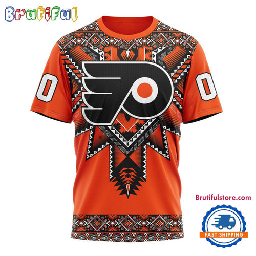 NHL Philadelphia Flyers Special Native American Heritage Design T Shirt, Hoodie, Sweatshirt