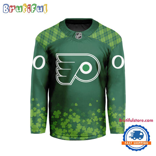 NHL Philadelphia Flyers St.Patrick’s Day New Design Hockey Jersey