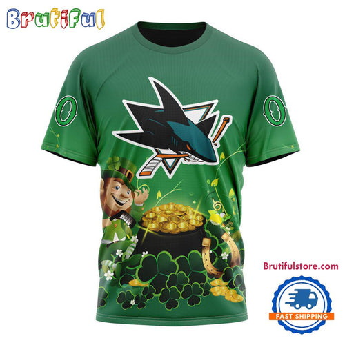 NHL San Jose Sharks Personalize St. Patrick’s Day Hockey Team T Shirt, Hoodie, Sweatshirt