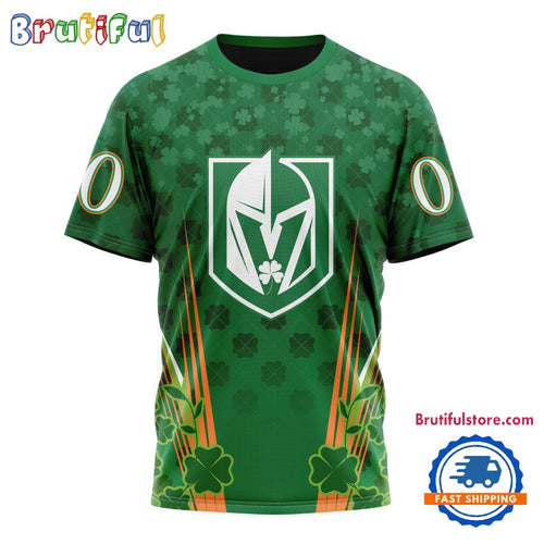 NHL Vegas Golden Knights Special St. Patrick’s Day All Over Print Shirts