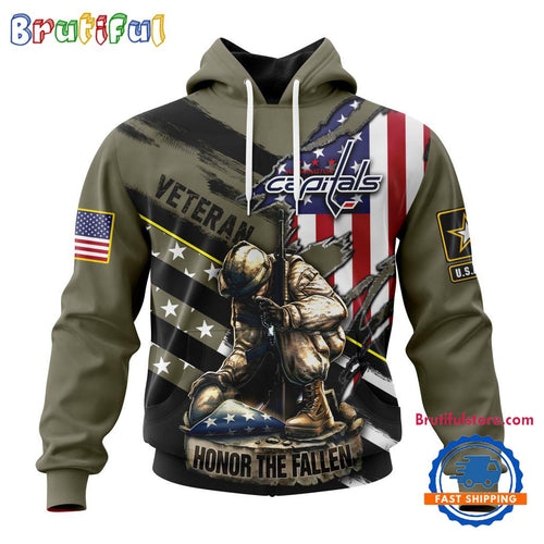 NHL Washington Capitals Special Hockey Honor Veterans And Their Families Hoodie, TShirt, Sweatshirt