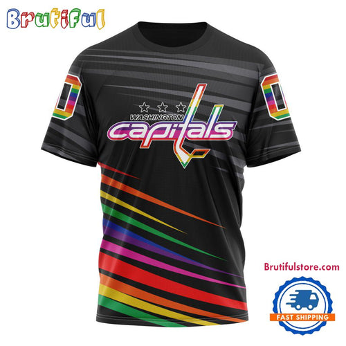 NHL Washington Capitals Special Pride Design Hockey Is For Everyone T Shirt, Hoodie, Sweatshirt