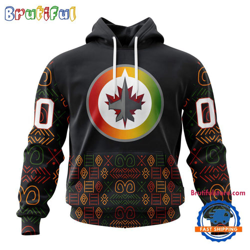 NHL Winnipeg Jets Special Design For Black History Month Hoodie, TShirt, Sweatshirt