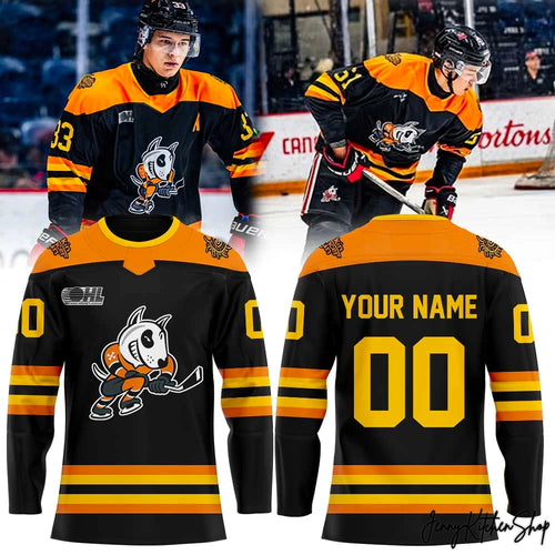 Niagara IceDogs Cancer Care Programs Uniform 2026 Hockey Jersey