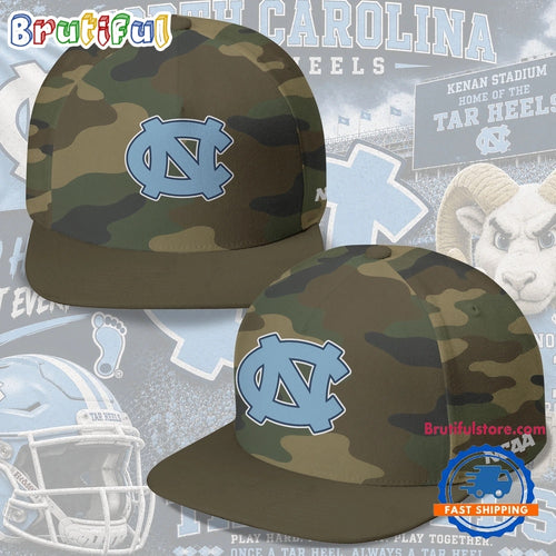 North Carolina Tar Heels NCAA Field Ops Camo Snapback Cap
