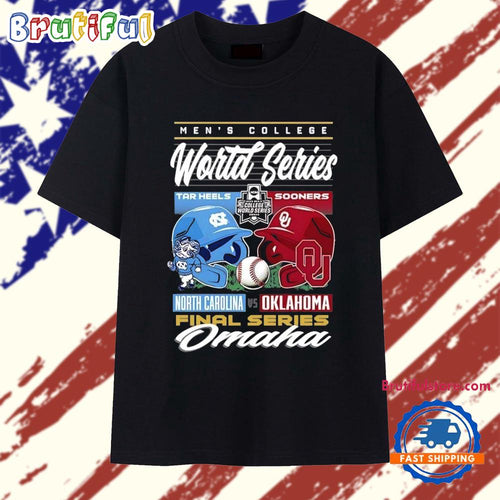 North Carolina Tar Heels vs Oklahoma Sooners 2026 College World Series Championship Matchup helmet T Shirt