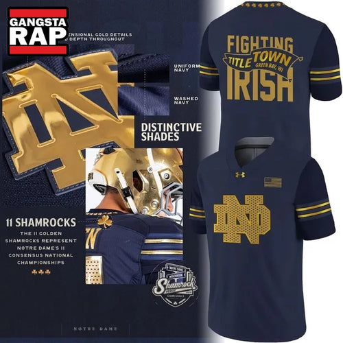 Notre Dame Fighting Irish 2026 Shamrock Series Replica Football Jersey