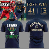 Notre Dame Fighting Irish Football Leave No Doubt T Shirt, South Bend Event Shirt