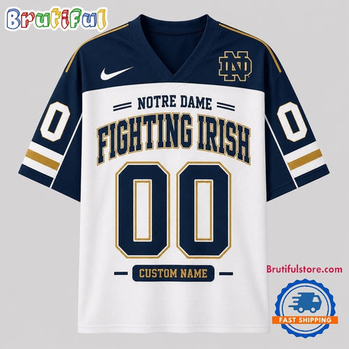 Notre Dame Fighting Irish NCAA College Team Pride Personalized Football jersey