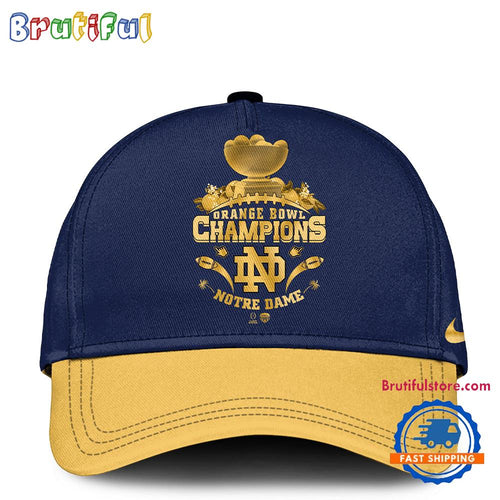 Notre Dame Fighting Irish NCAA Orange Bowl Champions Limited New Cap Hats