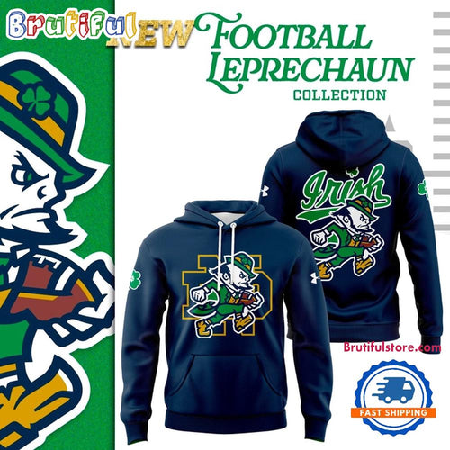 Notre Dame Football The Fighting Irish 2025 Black Hoodie