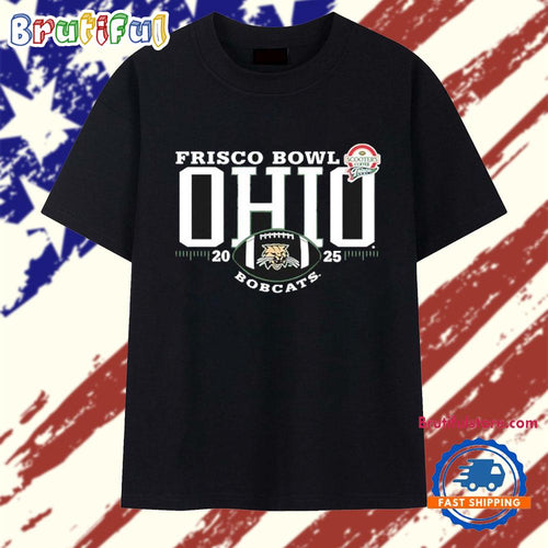 Ohio Bobcats 2025 Frisco Bowl logo T Shirt
