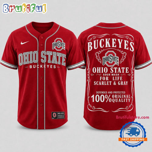 Ohio State Buckeyes 2026 NCAA For Life Fan Pride Baseball Jersey Shirt