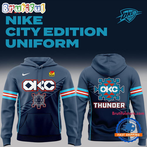 Oklahoma City Thunder 2025-26 NBA City Edition Hoodie