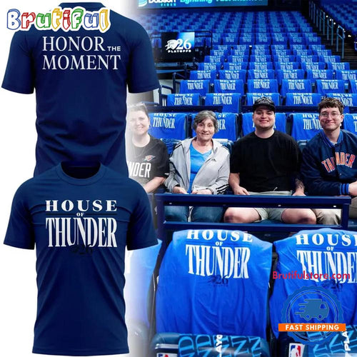 Oklahoma City Thunder 2026 Playoffs House Of Thunder T Shirt