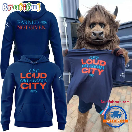 Oklahoma City Thunder Playoffs Earned Not Given 2026 Hoodie T-Shirt
