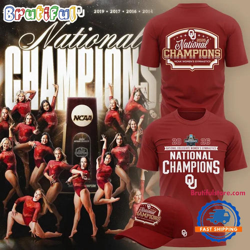 Oklahoma Sooners Champion 2026 NCAA Women’s Gymnastics National Champions Limited T Shirt