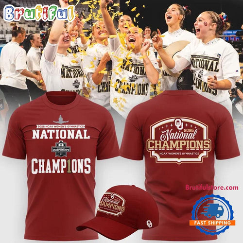 Oklahoma Sooners Champion 2026 NCAA Women’s Gymnastics National Champions New Design 3D Shirt