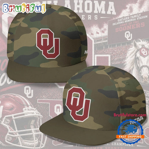 Oklahoma Sooners NCAA Field Ops Camo Snapback Cap