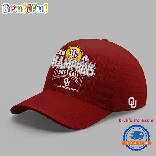Oklahoma Sooners Softball Back-to-Back SEC Regular Season Champs 2026 Cap