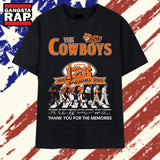 Oklahoma State Cowboys 126 Seasons Abbey Road Signatures T Shirt