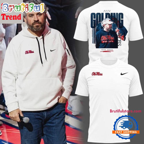 Ole Miss Rebels Coach Pete Golding Limited 3D Shirt