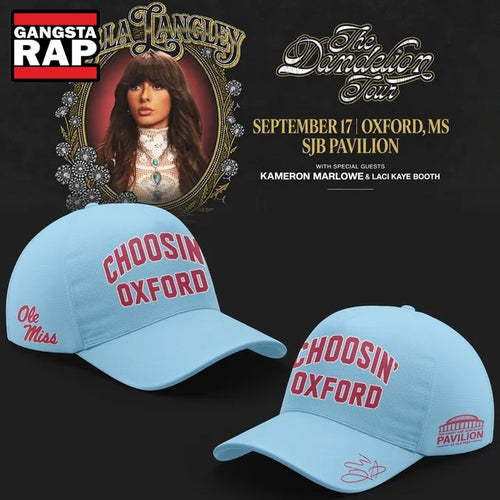 Ole Miss Rebels x Ella Langley The Dandelion Tour 2026 Classic Cap, Trendy Music Baseball Cap