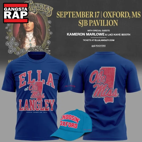Ole Miss Rebels x Ella Langley The Dandelion Tour 2026 New Design T Shirt