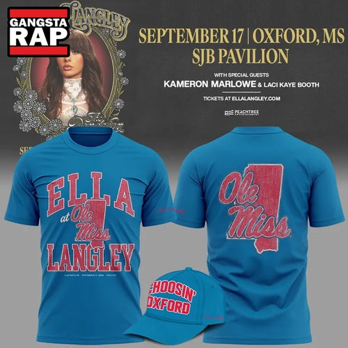 Ole Miss Rebels x Ella Langley The Dandelion Tour 2026 Special New 3D Shirt
