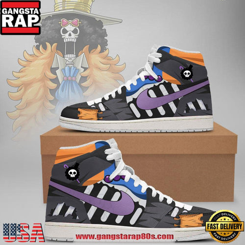 One Piece Brook Limited Edition Nike Air Jordan 1 Sneakers Shoes