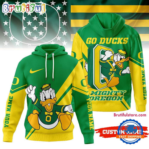 Oregon Ducks 2025 NCAA Duo Color Personalized Hoodie