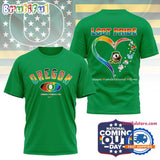 Oregon Ducks 2025 NCAA National Coming Out Day LGBT Pride Unisex 3D Shirt